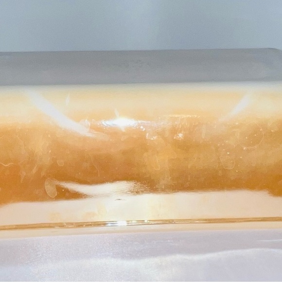 VINTAGE Fire King Peach Swirl Irrgdescant Loaf Pan - Picture 3 of 6